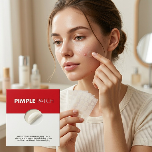 Buvyra 6-Hour Fast-Absorbing Pimple Patches - Invisible, Drug-Free & Ultra-Thin Acne Solution