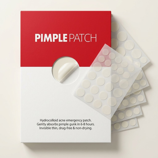 Buvyra 6-Hour Fast-Absorbing Pimple Patches - Invisible, Drug-Free & Ultra-Thin Acne Solution