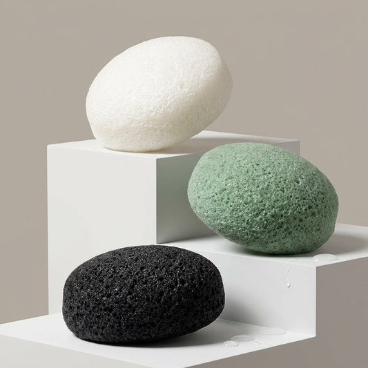 Buvyra Glow-Boost Face Sponge - Ultra-Soft Natural Fiber for Gentle Exfoliation and Radiant Skin - The Ultimate Chemical-Free Cleanser